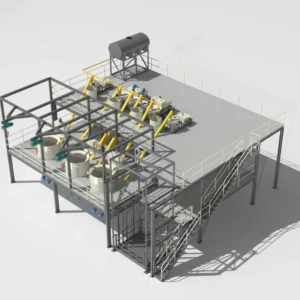 Feeding and mixing system