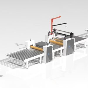 Separate cold glue flat bonding production line